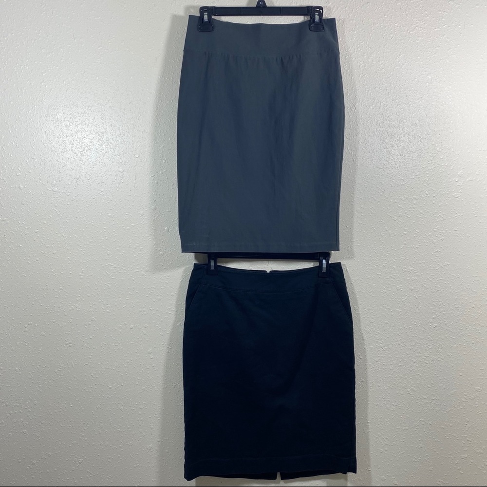 Merona pencil Mini Skirts Black / Gray sizes 4 & Medium